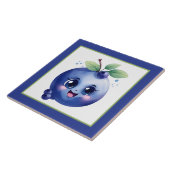 Carreau artisanat de la maison fruit bleuet (Côté)