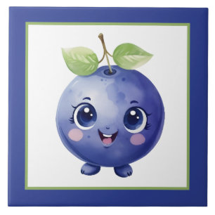 Carreau artisanat de la maison fruit bleuet