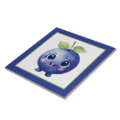 Carreau artisanat de la maison fruit bleuet (Côté)