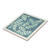 Carreau Artiste Carrelage en céramique, feuille Bleu & bla (Côté)