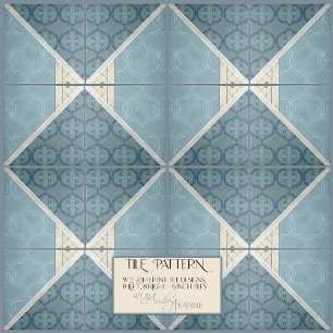 Carreau Artiste Era Arabesque Vintage Collage gauche