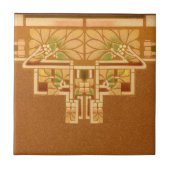 Carreau Arts & Crafts, Craftsman or Mission Style Foliage (Devant)
