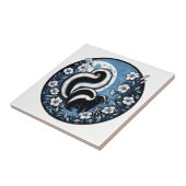 Carreau Artwork de Skunk Flower Skunks Floral (Côté)