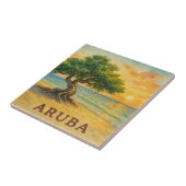 Carreau Aruba Eagle Beach Divi Tree Golden Hour (Côté)
