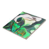 Carreau Arum Lily aquarelle peinture originale (Côté)