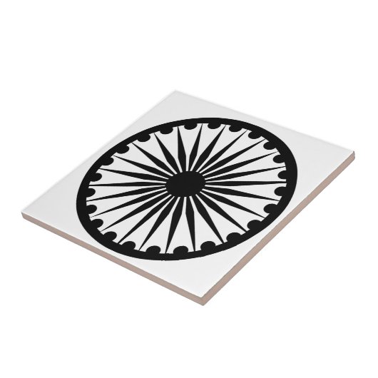 Carreau Ashoka Chakra (Côté)