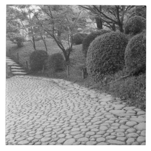 Carreau Asie, Japon, Hiroshima. Shukkei, en Garden