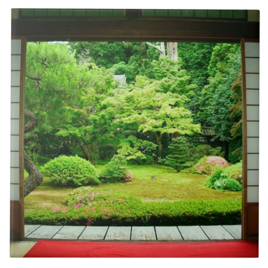Carreau Asie, Japon, Kyoto. Jardin zen 2 (Devant)