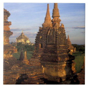 Carreau Asie, Myanmar, Bagan. Anciens temples et