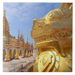 Carreau Asie, Myanmar (Birmanie), Bagan (Pagan). Le Shwe 4