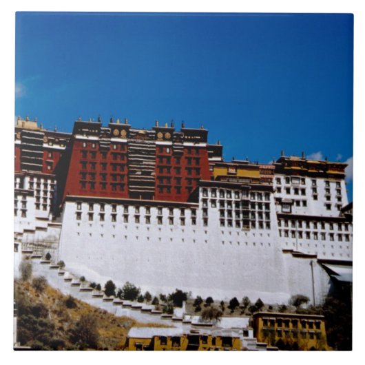 Carreau Asie, Tibet, Lhassa, Potala Palace aka Red 2 (Devant)
