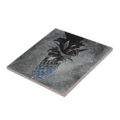 Carreau Asphalte à ananas bleu Texture industrielle (Côté)