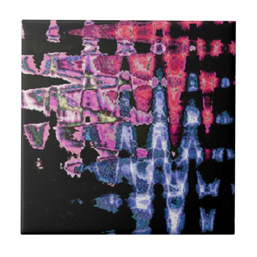 Carreau Assez mignonne pourpre Cendres Gris et Noir Aquare (Devant)