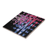 Carreau Assez mignonne pourpre Cendres Gris et Noir Aquare (Côté)