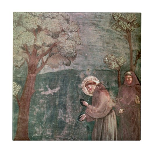Carreau Assisi, le St Francis et les oiseaux (Devant)