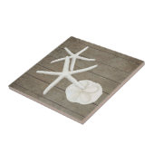 Carreau Astacé de plage Bécasseaux de sable Bois Patiné (Côté)