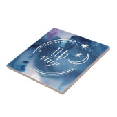 Carreau Astrologie de l'aquarelle - Virgo (Côté)