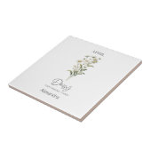 Carreau Astrologie Mois de naissance Avril | Flower Daisy (Côté)