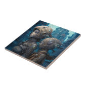 Carreau Astronaut Girls Surreal Science Fiction (Côté)