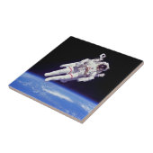 Carreau Astronaute Pack Jeté Marche Spatiale Terre Orbite  (Côté)