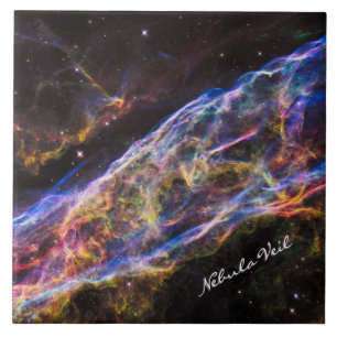 Carreau Astronomie & Nebula Voile, Hubble / Galaxie
