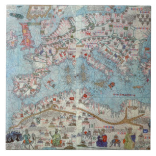 Carreau Atlas catalan : Petit groupe de l'Afrique du Nord