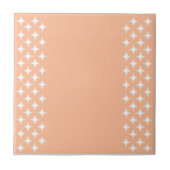 Carreau Atomique Starburst Sparkle Retro Peach Fuzz Motif (Devant)
