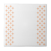 Carreau Atomique Starburst Sparkle Retro Peach Fuzz Motif (Devant)
