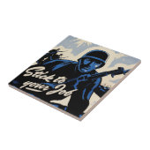 Carreau Attaque à la tête de la plage sur le champ de bata (Côté)