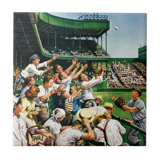 Carreau Atteindre la balle de course à domicile (Devant)