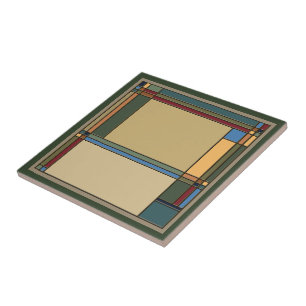 Carreau Attractif Gras Arts & Artistes Motif géométrique