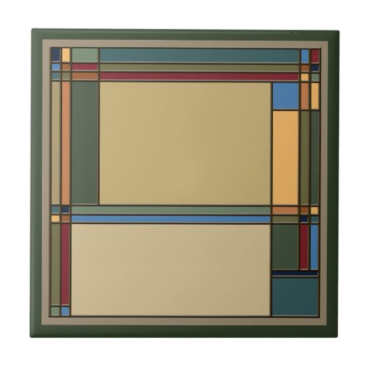 Carreau Attractif Gras Arts & Métiers Motif géométrique (Devant)