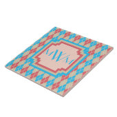 Carreau Au carrelage de Jacquard de plage (Côté)