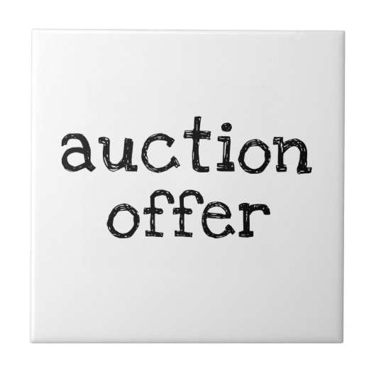 Carreau Auction (Devant)