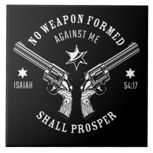 Carreau Aucune Arme Formée Contre Moi - Ésaïe 54:17 Protég