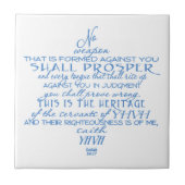 Carreau Aucune étoile de David d'arme (Devant)