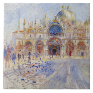 Carreau Auguste Renoir - Piazza San Marco, Venise