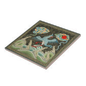 Carreau Auspicious Tide & Phoenix Rising Motif chinois (Côté)