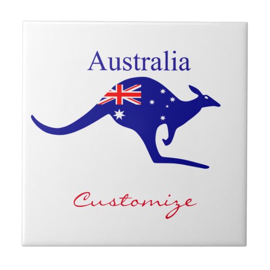 Carreau Australie : Drapeau Kangaroo Thunder_Cove (Devant)