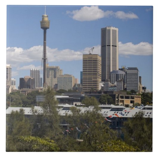 Carreau Australie, Sydney, Potts Point. Skyline de Sydney. (Devant)