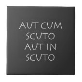Carreau Aut cum scuto aut in scuto (Devant)