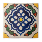 Carreau Authentic Handmade Moroccan Green Blue (Devant)