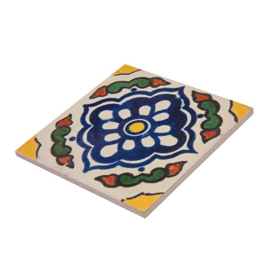 Carreau Authentic Handmade Moroccan Green Blue (Côté)