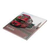 Carreau Autobus à deux étages de Londres personnalisé (Côté)