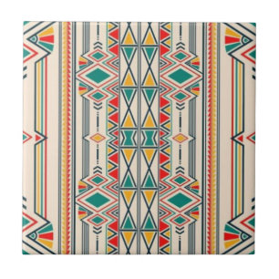 Carreau Autochtone-Américain Navajo Motif