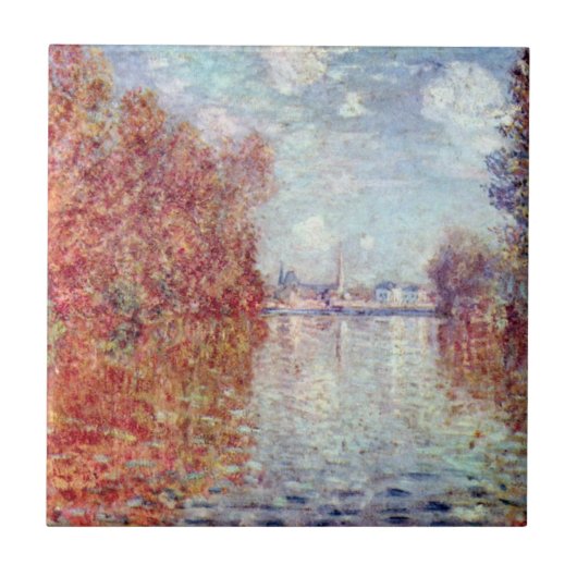 Carreau Automne à Argenteuil par Claude Monet (Devant)