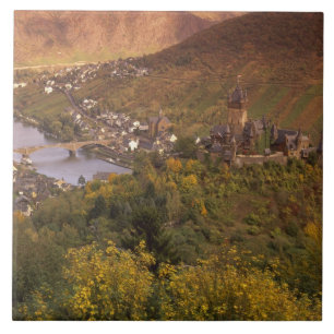 Carreau Automne à Cochem, Rhénanie-Pfalz, Allemagne