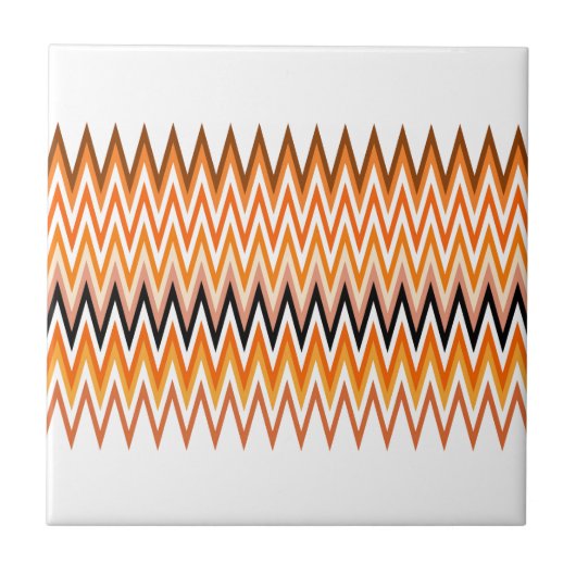 Carreau Automne Couleur Chevron Motif (Devant)