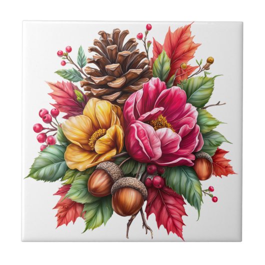Carreau Automne Floral (Devant)