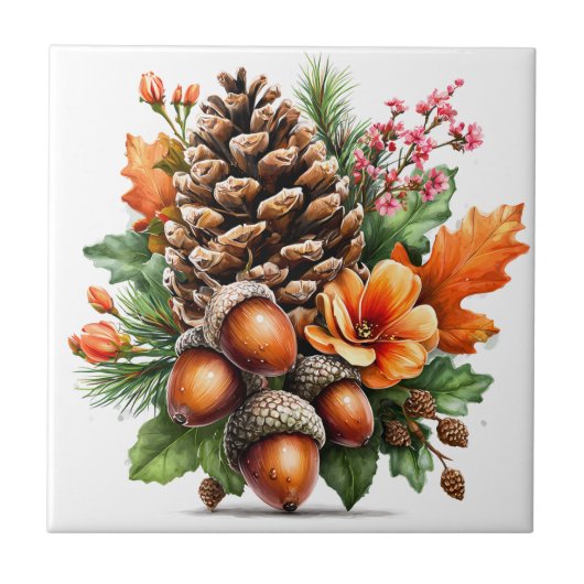 Carreau Automne Floral (Devant)